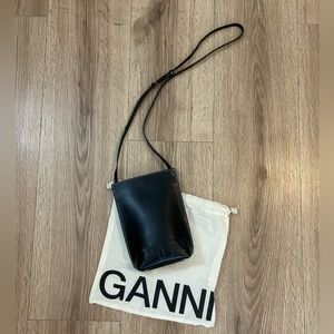 Ganni Banner Small Leather Crossbody